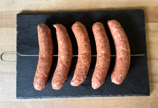 (5) Cheddar Brats